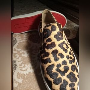 Michael kors leopard gold and black  loafers